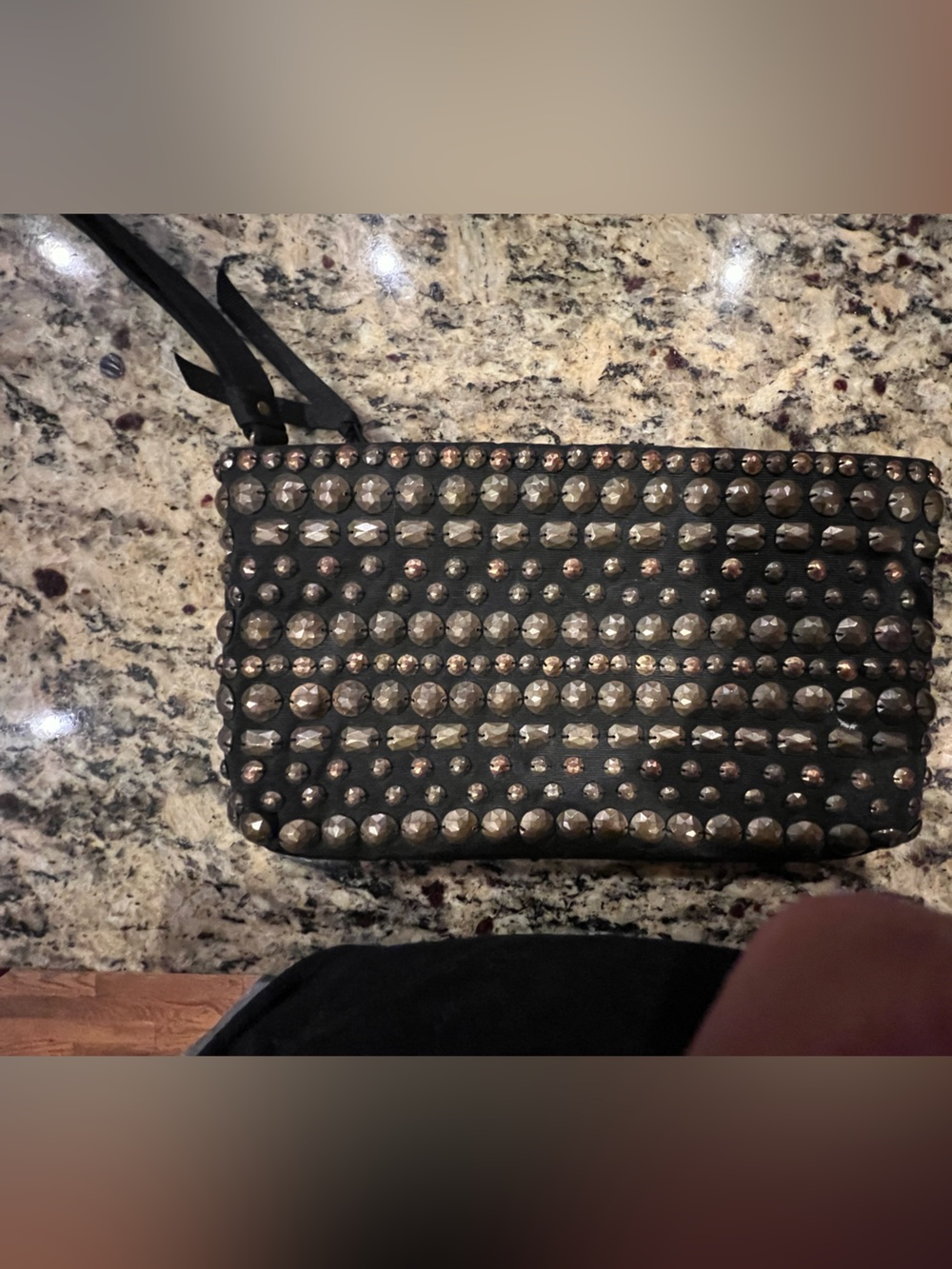 Awesome Banana Republic sequined clutch bag